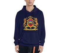 Sweat À Capuche Patriotique Maroc Emblème National Amusant Emblème National Imprimé Graphique Sweat À Capuche avec Poches Cadeau Haut Unisexe Sweat Plusieurs Couleurs du S Au 4XL