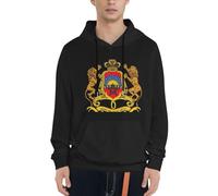 Sweat À Capuche Patriotique Maroc Emblème National Amusant Emblème National Imprimé Graphique Sweat À Capuche avec Poches Cadeau Haut Unisexe Sweat Plusieurs Couleurs du S Au 4XL