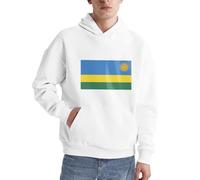 Sweat À Capuche Patriotique Rwanda Drapeau Style Classique Rwanda Pull Amusant Imprimé Hoodie Cordon Pull À Capuche pour Usage Quotidien Activités De Loisirs Plein Air