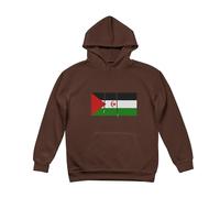 Sweat À Capuche Patriotique Sahara Occidental Drapeau Amusant Drapeau Imprimé Graphique Sweat À Capuche avec Poches Doublure Polaire Femmes Hoodie Plusieurs Couleurs du XS Au XL