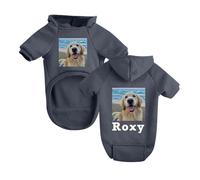 Sweat à Capuche personnalisé pour Chien de Taille Moyenne, Sweat à Capuche personnalisé avec Photo pour Chihuahua, Chiot, Chaton A07