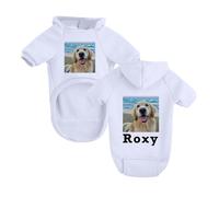 Sweat à Capuche personnalisé pour Chien de Taille Moyenne, Sweat à Capuche personnalisé avec Photo pour Chihuahua, Chiot, Chaton A17
