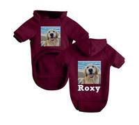 Sweat à Capuche personnalisé pour Chien de Taille Moyenne, Sweat à Capuche personnalisé avec Photo pour Chihuahua, Chiot, Chaton A16