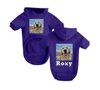 Sweat à Capuche personnalisé pour Chien de Taille Moyenne, Sweat à Capuche personnalisé avec Photo pour Chihuahua, Chiot, Chaton A06