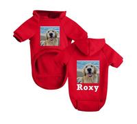 Sweat à Capuche personnalisé pour Chien de Taille Moyenne, Sweat à Capuche personnalisé avec Photo pour Chihuahua, Chiot, Chaton A13