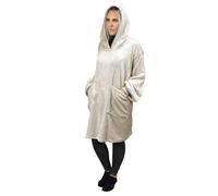 Sweat à capuche, plaid, couverture, pull - Flanelle - Adulte - Beige - Vivezen