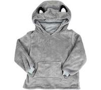 Sweat à Capuche Plaid Loup Gris 4-6ans Pliable en Coussin - NIMALYS - ALTOBUY Gris