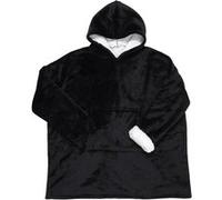 Sweat à Capuche Plaid Ultra Doux Noir Intérieur Sherpa - SANJI - ALTOBUY Noir