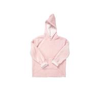 Sweat à Capuche Plaid Ultra Doux Rose 6-9ans - SWEET -