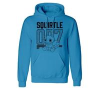 Sweat à capuche - Pokémon - Squirtle Line Art - Bleu - Unisexe - Manches Longues XXL