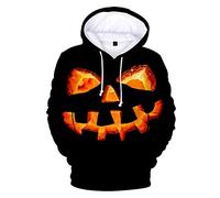 Sweat À Capuche Polaire Homme Impression Numérique 3D Mode Sweat À Capuche Homme Automne Hiver Halloween Manche Longue Sweat À Capuche Homme Confortable Sweat À Capuche Homme TD-07 3XL