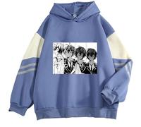 Sweat À Capuche pour Adolescents Anime Bungo Stray Dogs Sweats À Capuche Filles Garçons Jeunesse Populaire Oversize Harajuku Streetwear Kawaii Graphique Cosplay Vêtements Fans Cadeaux
