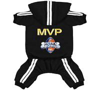 Sweat à Capuche pour Chien 4 Jambes Combinaison Pull Polaire d'Hiver en Coton Chaud pour Petit, Moyen et Grand Chien