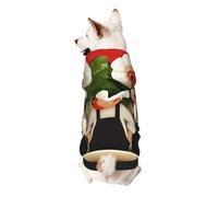 Sweat à capuche pour chien A Man Made of Dough - Vêtement en polyester doux et respirant pour chiens de petite, moyenne et grande taille