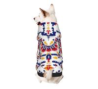 Sweat à capuche pour chien à motif symétrique - Vêtement doux et respirant pour petits et grands chiens, vêtements élégants et confortables pour chiens