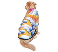 Sweat à capuche pour chien « A Small River in The Forest » en polyester doux et respirant pour chiens de taille moyenne et grande