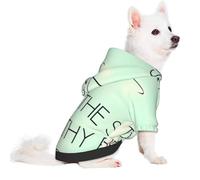 Sweat à Capuche pour Chien avec versets bibliques et Messages de guérison, Pull d'hiver Chaud et Extensible pour Chiens de Petite, Moyenne et Grande Taille (XL).