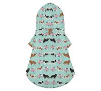 Sweat à Capuche pour Chien Cavalier King Charles Spaniel, adapté aux Petits Chiens et Chats, Manteau d'hiver pour Animaux de Compagnie