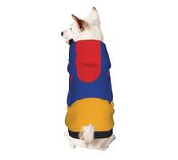 Sweat à capuche pour chien Drapeau de l'Arménie - Doux et respirant pour petits et grands chiens, vêtements élégants et confortables pour chiens