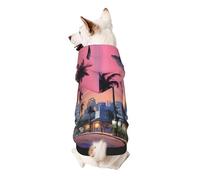 Sweat à capuche pour chien - Élégant - Imprimé - Streetwear - Survêtement pour chien - Taille XS - The Old Hollywood