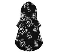 Sweat à Capuche pour Chien Fermier J'aime ma Vie à la Ferme Veste d'hiver de Luxe pour Chien Vêtements pour Animaux de Compagnie Bouledogue français Teddy Carlin Vêtements pour Chiots S