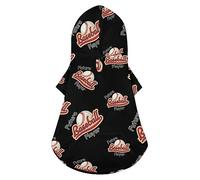 Sweat à Capuche pour Chien, Futur Joueur de Baseball, Veste d'hiver de Luxe pour Chien, vêtements pour Animaux de Compagnie, Bouledogue français, Carlin, vêtements pour Chiots, 2XL