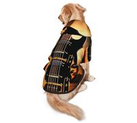 Sweat à capuche pour chien Guitare instrumentale M chaud et léger adapté pour les animaux de compagnie à porter en automne et en hiver