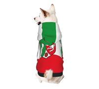 Sweat à capuche pour chien motif drapeau de la Rhénanie du Nord Westphalie - Doux et respirant - Vêtements pour chiens de petite et grande taille - Vêtements élégants et confortables pour chiens