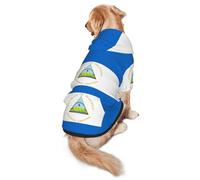 Sweat à capuche pour chien Motif drapeau du Nicaragua 2XL Chaud et léger adapté pour les animaux de compagnie à porter en automne et en hiver