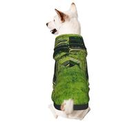 Sweat à capuche pour chien pour l'automne et l'hiver, vêtement confortable pour les activités de plein air, temple secret envahi par les mauvaises herbes, imprimé tie-dye