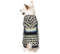 Sweat à capuche pour chien pour l'automne et l'hiver, vêtements confortables pour les activités de plein air, œil géant mystérieux, portrait imprimé tie-dye pour animaux de compagnie
