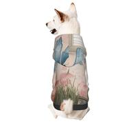 Sweat à capuche pour chien pour l'automne et l'hiver, vêtements confortables pour les activités de plein air, les murs du salon, imprimé tie-dye