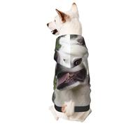 Sweat à capuche pour chien pour l'automne et l'hiver, vêtements confortables pour les activités de plein air, imprimé tie-dye Happy Little Dog