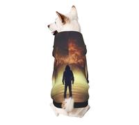 Sweat à capuche pour chien Pyramids in Flames - Doux et respirant - Pour chiens de petite et grande taille - Vêtement élégant et confortable