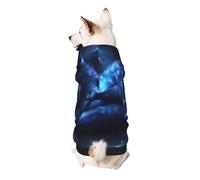 Sweat à capuche pour chien The Cat in the Dream en polyester doux et respirant pour petits chiens, garçons et filles