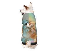 Sweat à capuche pour chien « The smile of a dog », doux et respirant en polyester pour petits chiens, garçons et filles