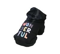 Sweat à capuche pour chien Vêtements pour animaux de compagnie Vestes de printemps Merveilleux manteau imprimé lettre Manteau mignon pour chiots Shih Tzu 5 tailles Chats Tenues pour chats seulement