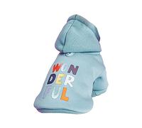 Sweat à capuche pour chien Vêtements pour animaux de compagnie Vestes de printemps Merveilleux manteau imprimé lettre Manteau mignon pour chiots Shih Tzu 5 tailles Chats Tenues pour chats seulement