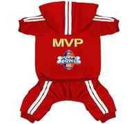 Sweat à Capuche pour Chien Vêtements pour Chien 4 Jambes Combinaison Pull Polaire d'hiver Sweat à Capuche en Coton Chaud pour Petit Chien Moyen Grand