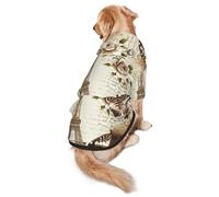 Sweat à capuche pour chiens de taille moyenne à grande taille avec imprimé Tour Eiffel Paris, chaud, doux, respirant, facile à porter pour l'hiver et l'automne