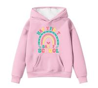 Sweat à capuche pour enfants et sweatshirts pour filles, imprimé de dessin animé, pull à manches longues avec poche à cordon de serrage, tenue décontractée pour la vie quotidienne à l'école