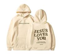 Sweat à capuche pour femme avec inscription « Have A Good Day » - Impression graphique - Manches longues - Décontracté - Oversize, 20, XXL