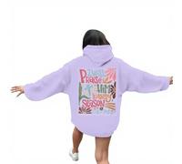 Sweat à capuche pour femme Jésus « I Will Praise Him In Every Season » - Tendance - Décontracté - Pays chrétien - Avec capuche - Tenues à capuche - I Love Jesus Fall - Uni - Manches longues