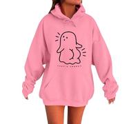 Sweat à capuche pour femme - Veste de survêtement cropped - Veste à capuche - Pull à capuche - Ventre nu - Cordon de serrage - Haut streetwear - T-shirt à manches longues - Cadeau d'Halloween