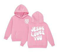 Sweat à Capuche pour Filles Jesus Faith Over Fear Essential Hoodies Workou décontracté Graphique chrétien Haut à Capuche Dieu drôle Coupe Ample Plage été avec Capuche Tenues Anime I Love Jesus f19