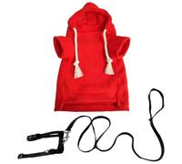 Sweat À Capuche Pour Furet - 30 X 27 Cm, Vêtement Confortable En Peluche Pour Rongeur Avec Harnais | Pull D’hiver Minuscule Bestiole Pour Lapin Écureuil Chinchilla Chihuahua Costume Pour Animaux De Co