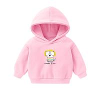 Sweat à capuche pour garçons tout-petits garçons filles hiver manches longues sweat à capuche sweat d'extérieur pour enfants vêtements de dessin animé Lions imprimés sweatshirt 74 garçon, Rose, 5-6