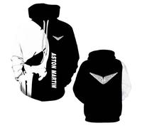 Sweat À Capuche pour Homme A.s.t.o.n M.a.r.ti.n Imprimé 3D, pour Le Printemps Et L'automne Vêtement D'extérieur Manches Longues Vêtements De Sport-D||XX_l
