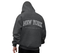 Sweat à capuche pour homme avec design polyvalent pour le quotidien, fabriqué pour un style confortable, parfait pour tout le monde, gris, S