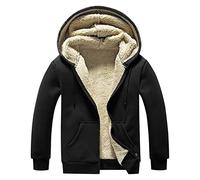Sweat à capuche pour homme avec doublure en polaire, fermeture éclair intégrale, veste polaire M-4XL, manteau d'hiver chaud et confortable, vêtements d'extérieur à fermeture éclair intégrale,